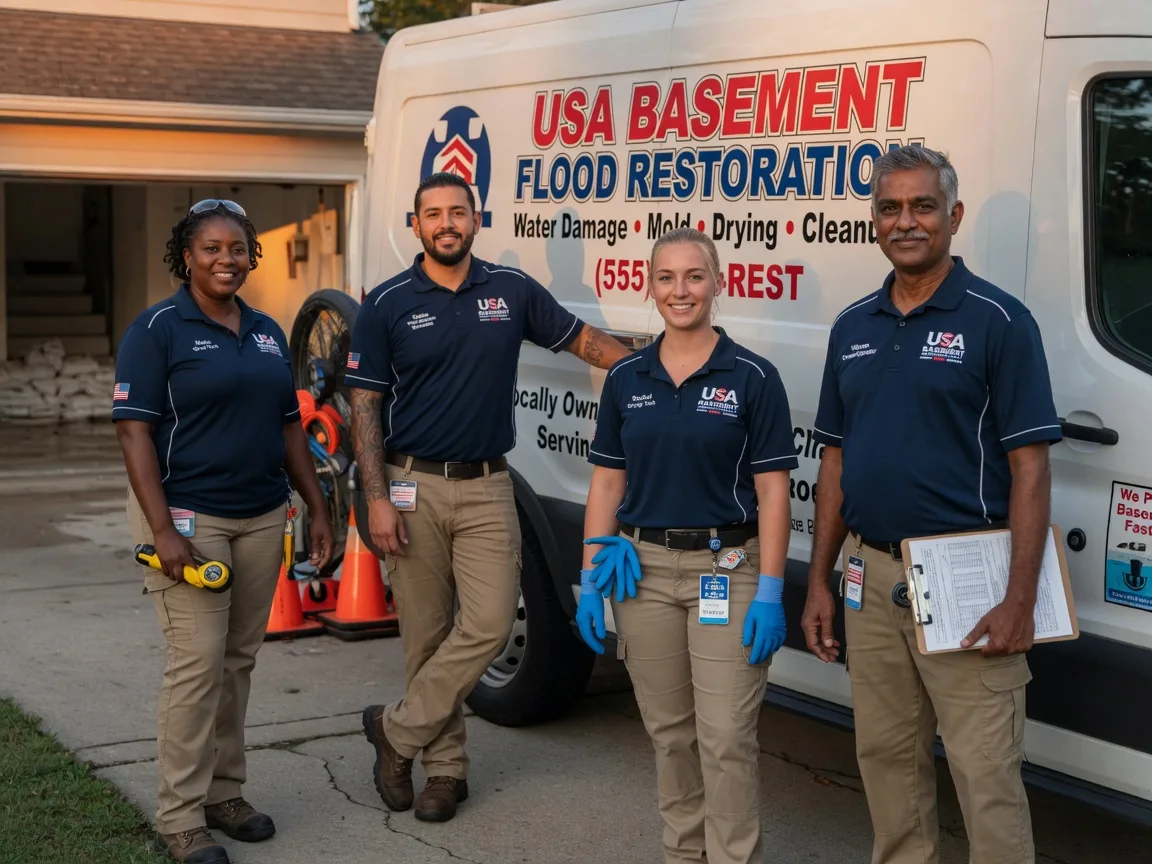 Basement Flood Cleanup company in Urania, LA